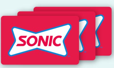 Free $10 Sonic E-Gift Card