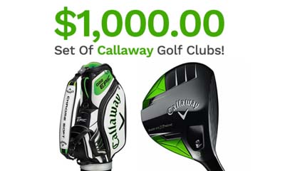 Win $1,000 worth of Callaway Golf Clubs