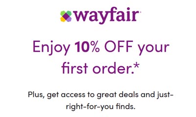 10% off Promo Code from Wayfair.com