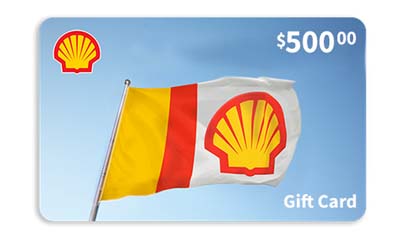 Apply for a $500 Shell Gas Gift Card