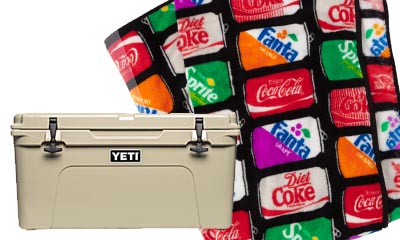 Free Coca-Cola Drinks Can Blanket