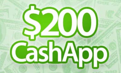 Free $200 CashApp Voucher