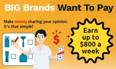 Earn up to $800 a week completing surveys
