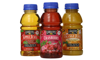 Free Langer's Juice Bottles