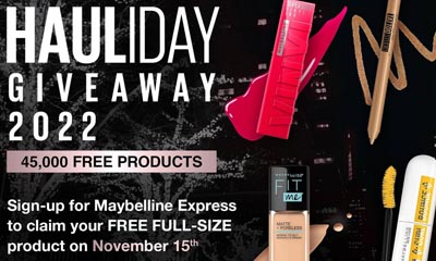 Free Maybelline Makeup Products