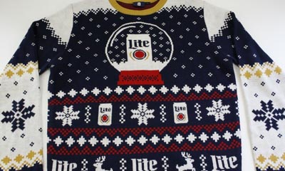 Free Miller Lite Holiday Sweater