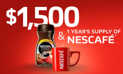 Free Nescafe Supply & Mug