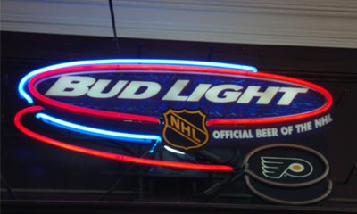 Win a NHL Neon light