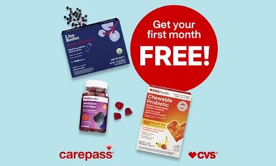 Free One Month CVS Pharmacy CarePass Trial
