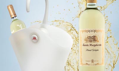 Free Santa Margherita branded Alessi Wine Cooler