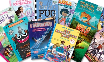 Free Scholastic books Bundle & Drawstring Bag