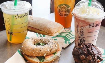 Free Starbucks Hot Drinks & Food
