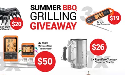 Free Summer Thermo Pro BBQ gear
