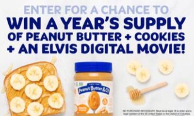 Win a supply of Peanut Butter & cookies