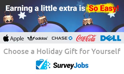 Take Surveys & Choose a Holiday Gift for Yourself