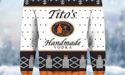 Free Tito's Tis the Season Christmas Sweater