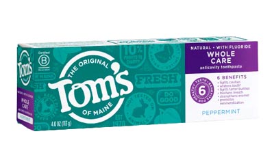 Free Tom's of Maine Whole Care Toothpaste