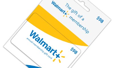Free Walmart+ Membership Gift Card