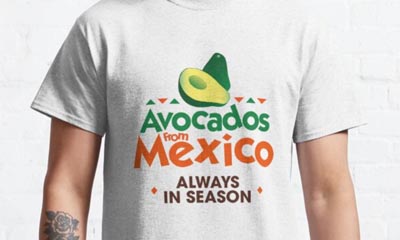 Free Avocados from Mexico Branded T-Shirt