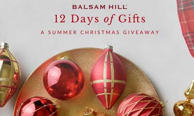 Free Balsam Hill Christmas Decorations this July
