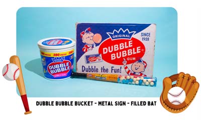 Free Bucket of Dubble Bubble Bubble Gum
