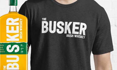 Free Busker Irish Whisky T-Shirts