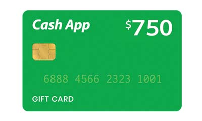 Free Cash App $750 Gift Card