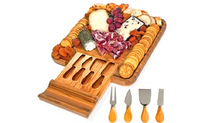 Free Charcuterie Board & Cheese Knife Set