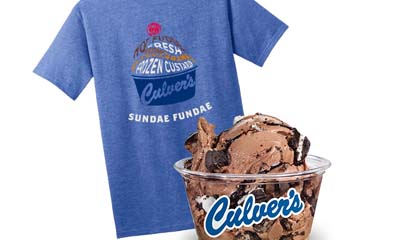Free Culver's T-Shirt and Frozen Custard