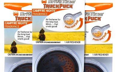 Free Drive Time Puck Car Air Freshener & Deodorizer