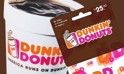 Free Dunkin' Donuts Gift Card