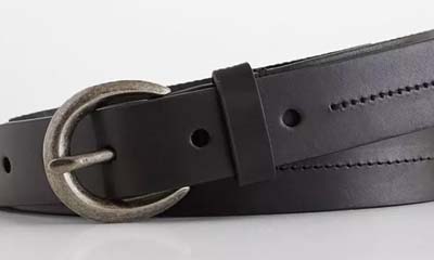 Free Embroidered Stitch Leather Belt