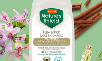 Free Hartz Nature's Shield Flea & Tick Dog Shampoo