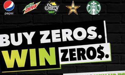 Pepsi Buy Zeros. Win Zeros. Sweepstakes