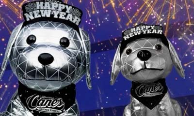 Free Raising Cane's New Year's Eve Countdown Cane Plush