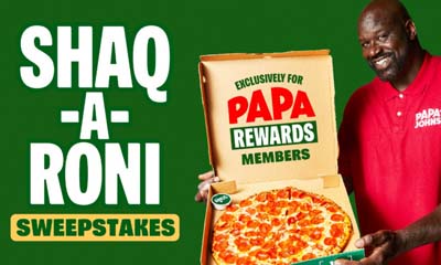 Free Shaquille O'Neal Signed Papa Johns Pizza Box