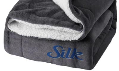 Free Silk-branded Sherpa Fleece Blanket