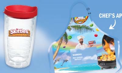 Free Skittles Tumbler or Apron