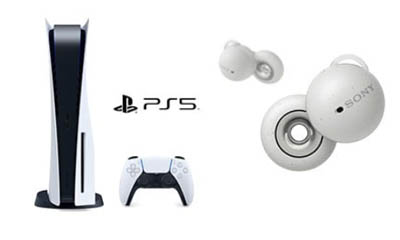 Free Sony Playstation, Earbuds and more