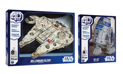 Free Star Wars Millennium Falcon 4D Puzzle