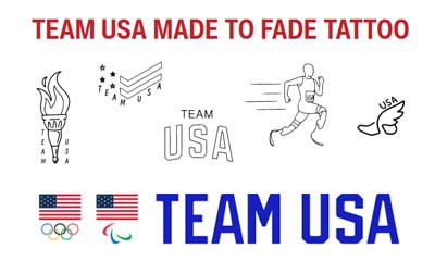 Free Team USA Temporary Tattoo