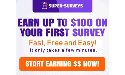 Free $100 for your First Survey