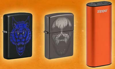 Free Zippo Lighter with Halloween Design