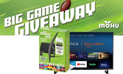 Win a 55-inch Smart TV + Mohu HDTV Antenna