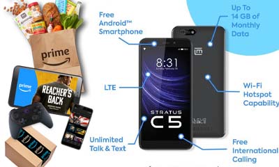 Free Android phone and wireless plan + Free Amazon Prime