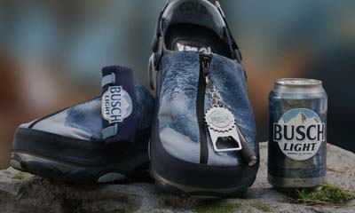 Free Busch Light Crocs All Terrain Clogs or Sandals