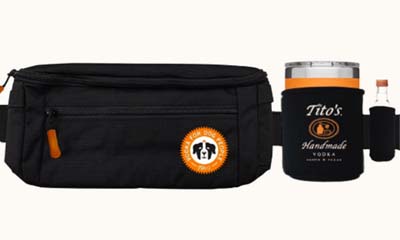 Free Tito's Dog Utility Belt x Yeti Lowball Rambler