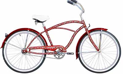 Free Raising Cane's Adult Sized Bike and Helmet