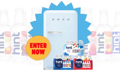 Free Smeg Mini Fridge and Hint Drinks