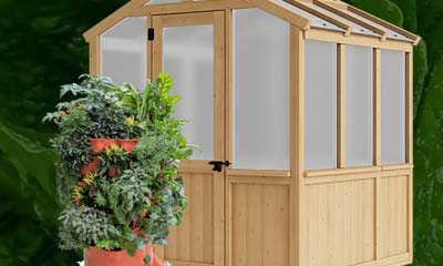 Free Premium Cedar Greenhouse